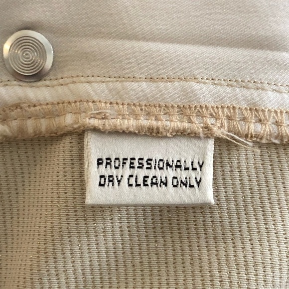 St. John Sport Gold Yellow Straight Leg Pants 6 - Picture 10 of 11